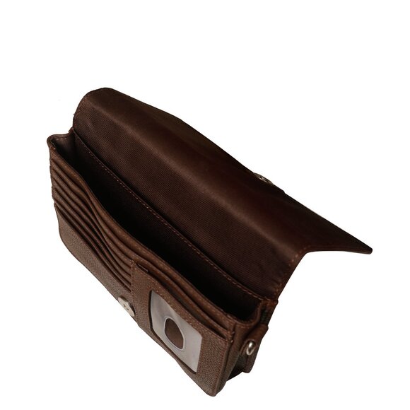 Leather Brown Crossbody Shoulder Bag – Sling Messenger Bag for Work, Daily Use - Picture 5 of 10